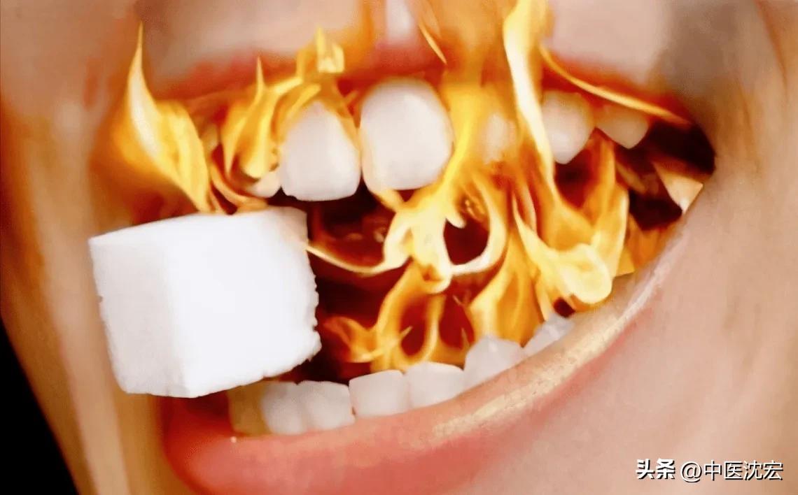 口臭口苦肝胃火中医,胃有火口腔溃疡