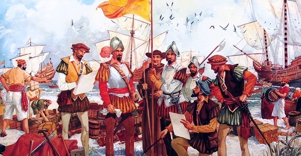 西班牙阿方索13世,15世纪末期哥伦布发现美洲