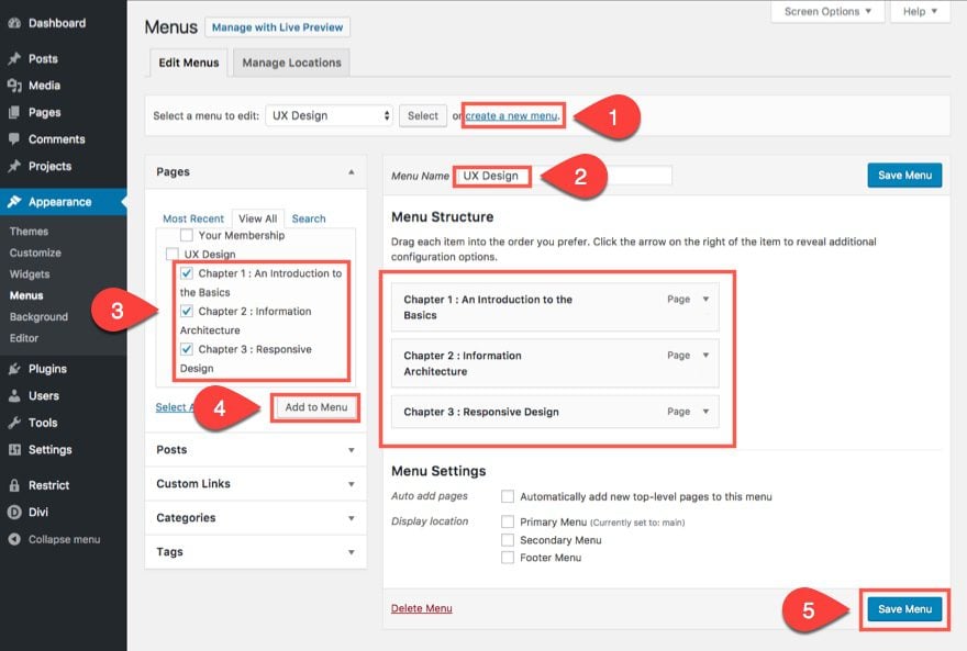 使用Divi创建在线学习管理,LMS网站