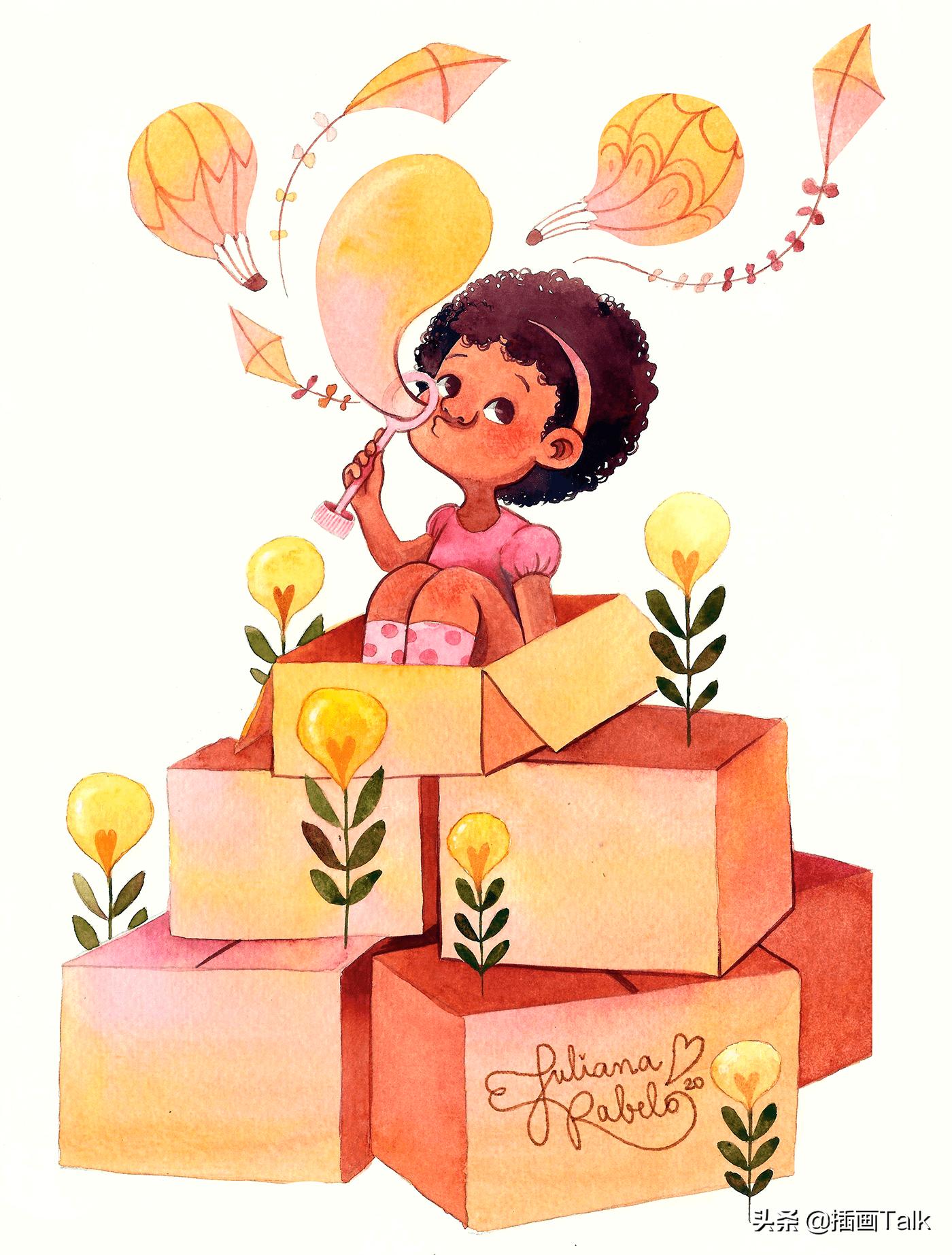 巴西插画师jaza动物插画系列,巴西插画师jaza的动物系列