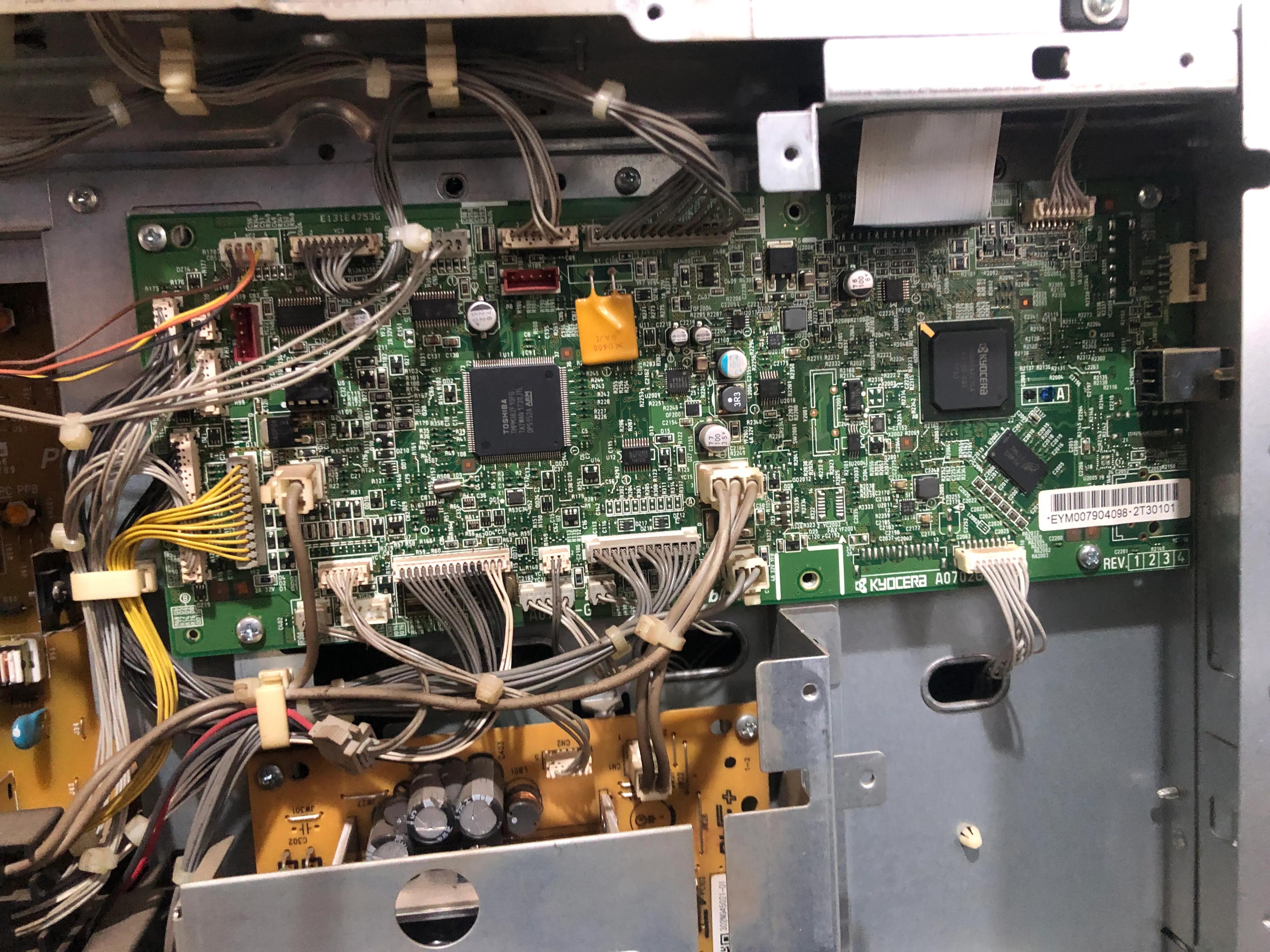 京瓷2010维修教程,京瓷2010拆机更换传感器