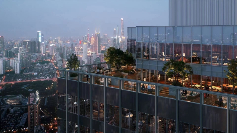 静安区附近甲级写字楼报价,吉宝静安中心