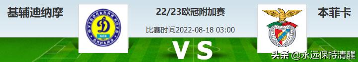 2022欧冠附加赛本菲卡对基辅,基辅迪纳摩91-92赛季欧冠
