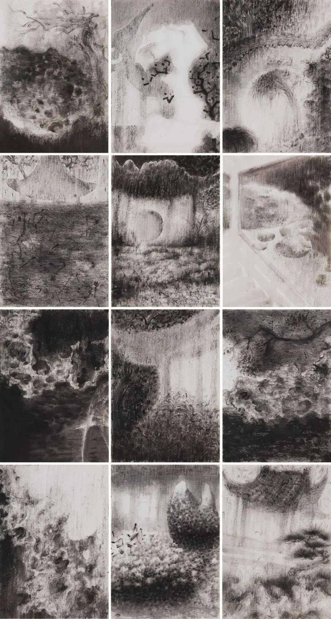 严谨细致的书法,水墨气韵生动的线描