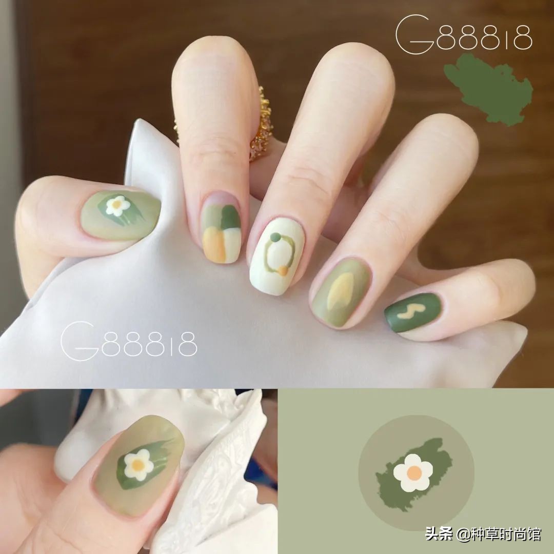 秋冬超显白高级感美甲,春日美甲图片最新款百搭