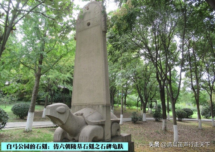 白马公园白马石刻朝代,公园石刻精品欣赏