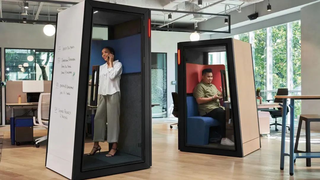 藏在写字楼里面的工作室,智慧办公工作站