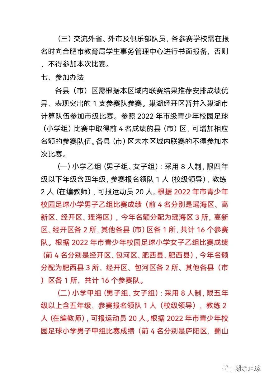 合肥市校园联赛,2023合肥足球高中校园联赛