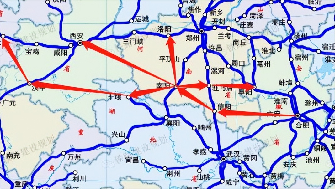 南阳6个方向的高铁枢纽城市,南阳高铁最新枢纽