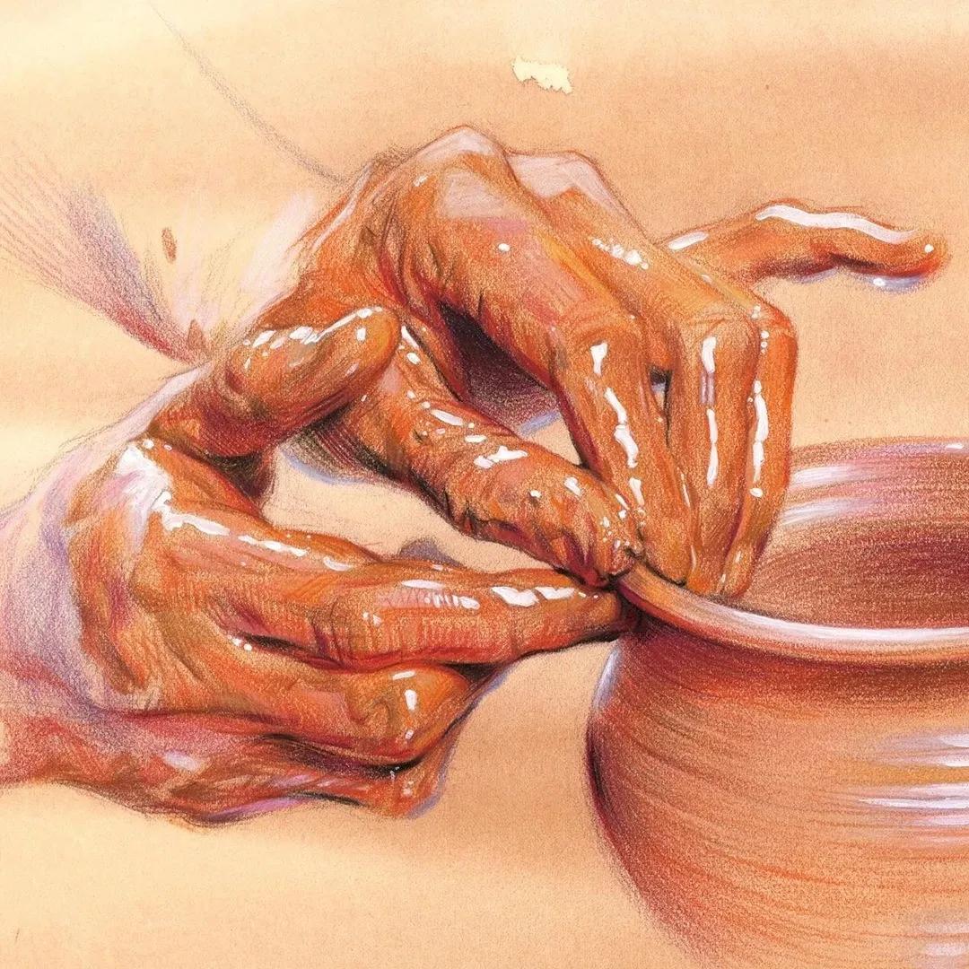 外国人画绝美人物油画,韩国小哥画最小的画