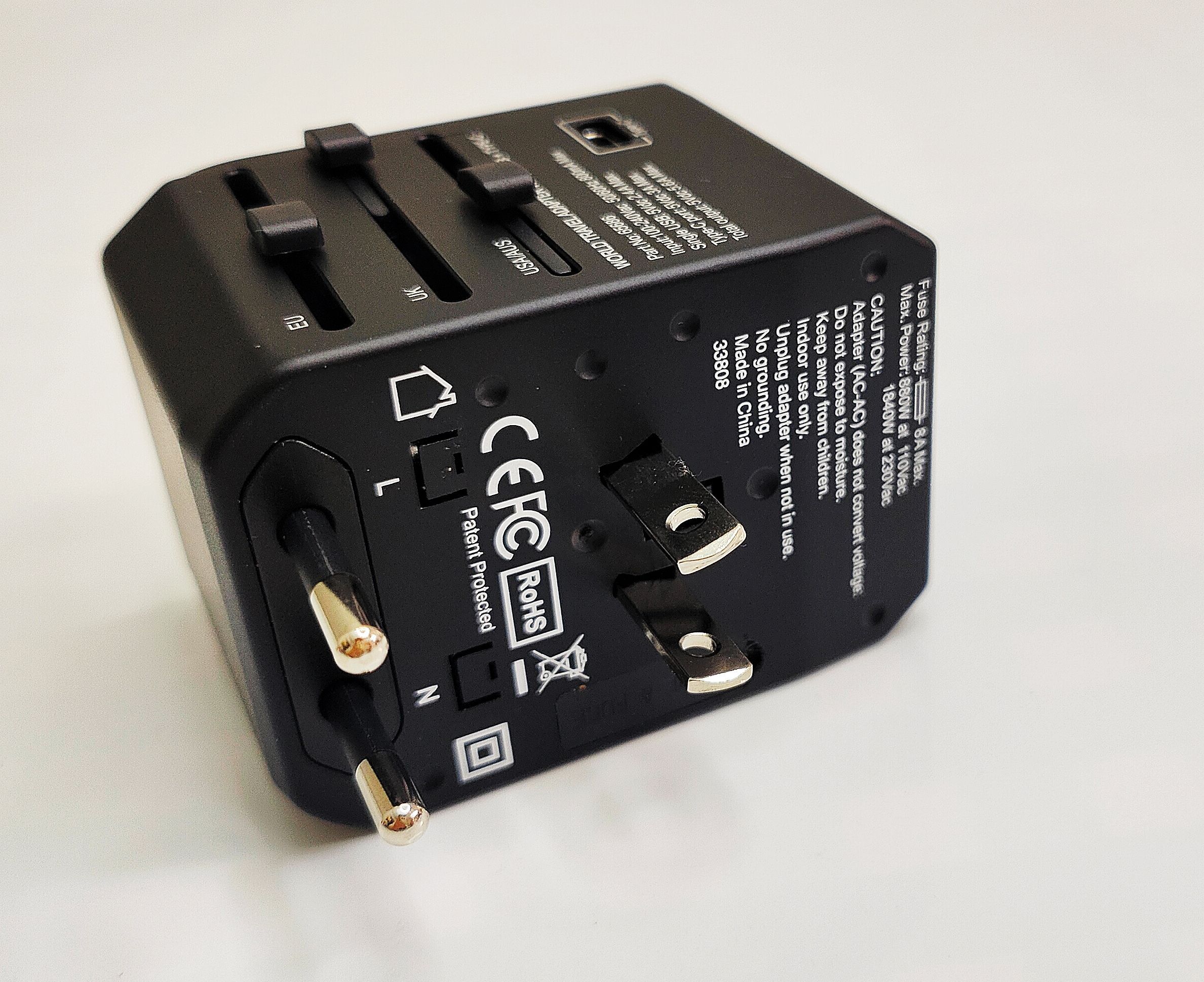 威宝旅行转换插头,欧洲旅行电源转换插头