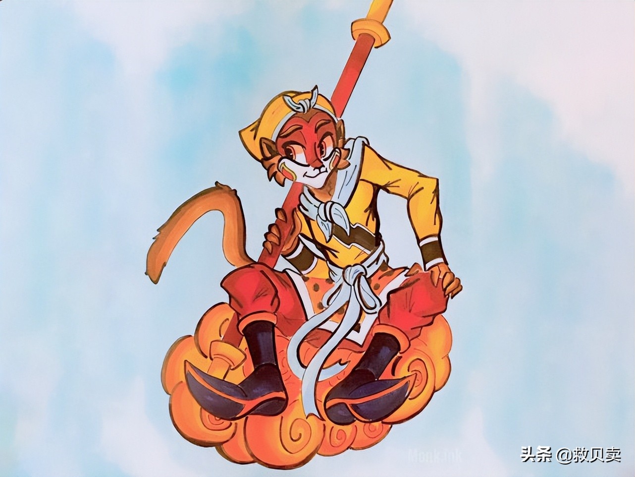 孙悟空的超一形态该怎么画,孙悟空真正的画法