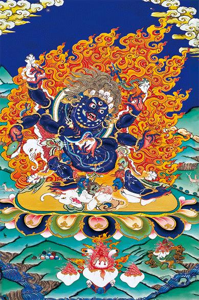 大日如来唐卡的寓意和象征,扎基拉姆前世今生唐卡什么寓意