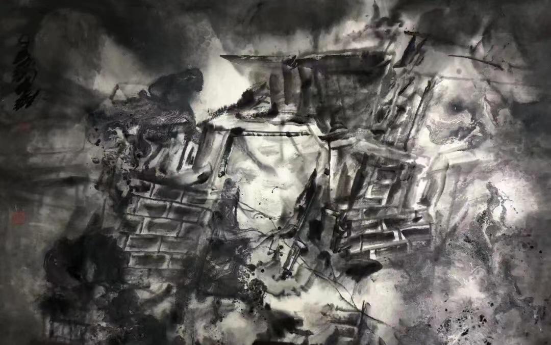 刘鸣水墨画欣赏,当代名家水墨人物画作品欣赏