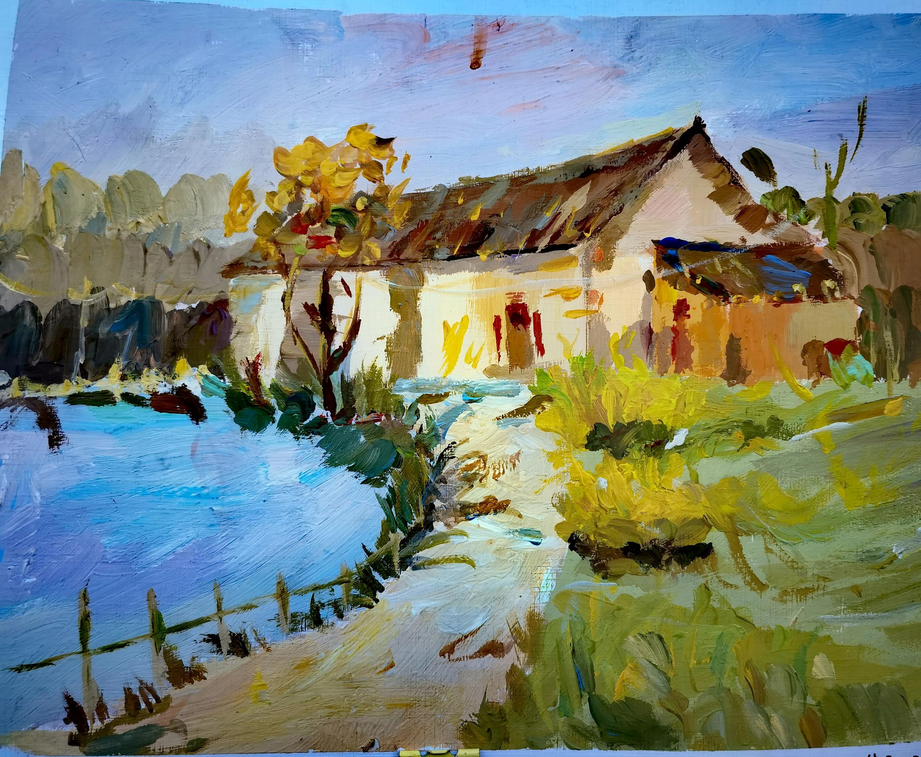 叶县迎国庆书画展,叶县融通实验高中国庆画展