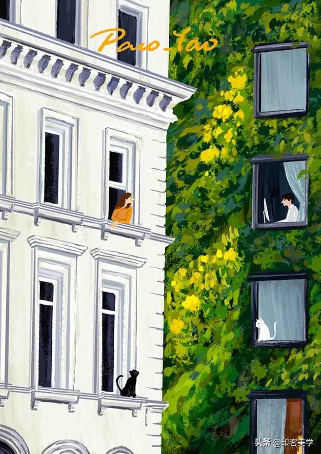 小众插画头像,分享给大家一组我的原创插画头像