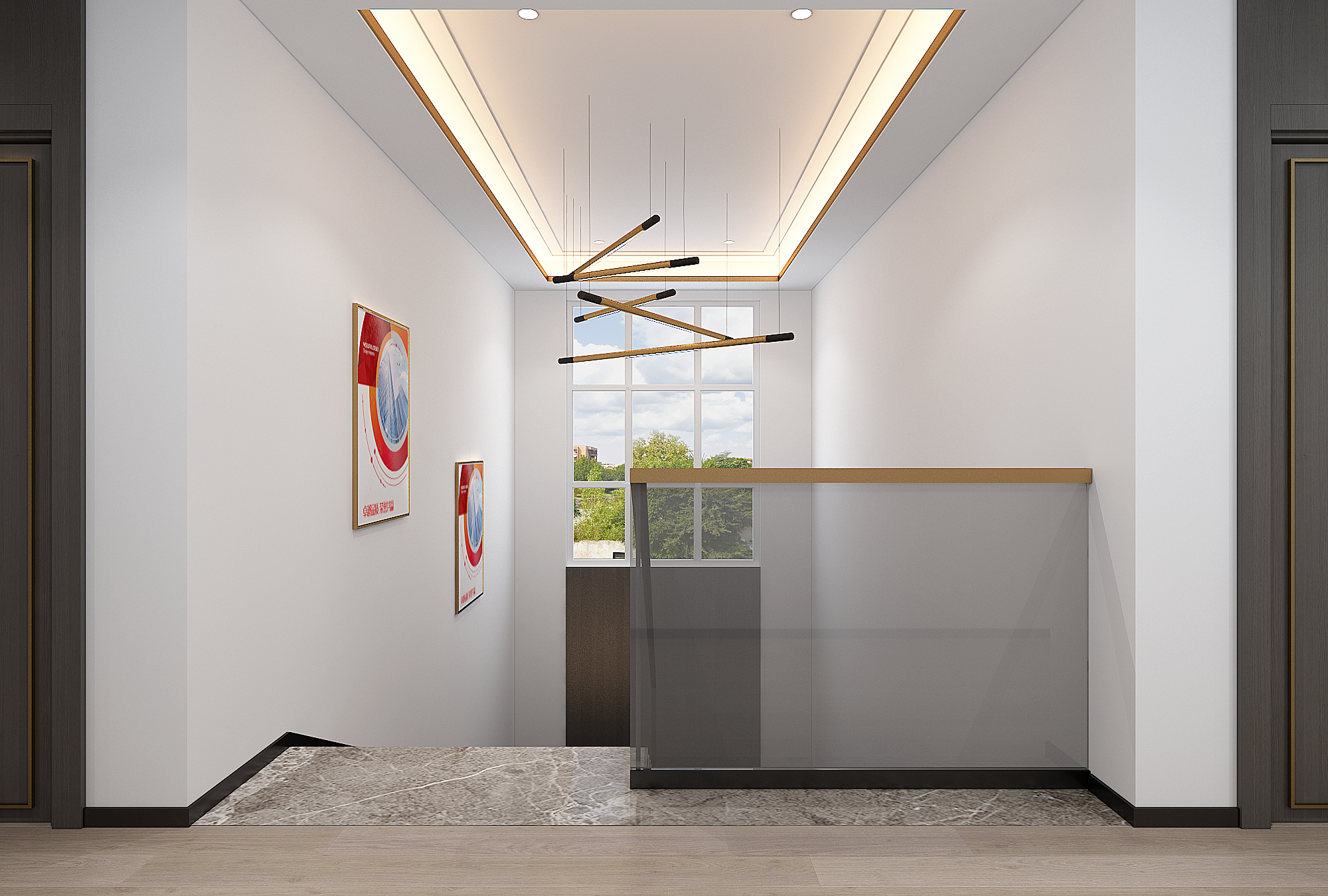 银川办公室设计装修公司|银川万熙服饰办公室设计装修方案鉴赏