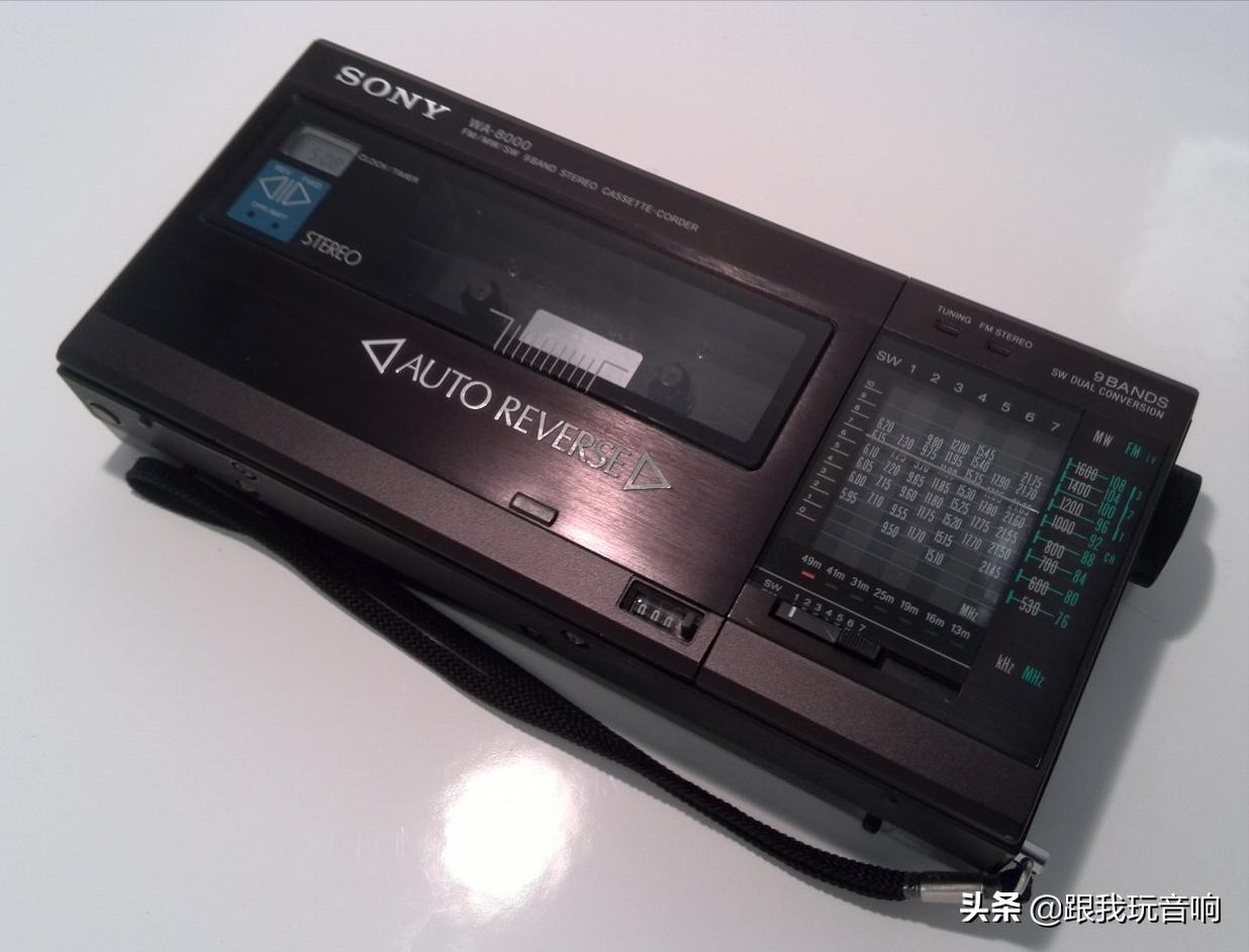 SONYWA-8000收录机FM/SW/MW9波段随身听小型收录机