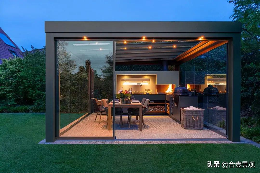 庭院设计带亭子,庭院设计木亭子