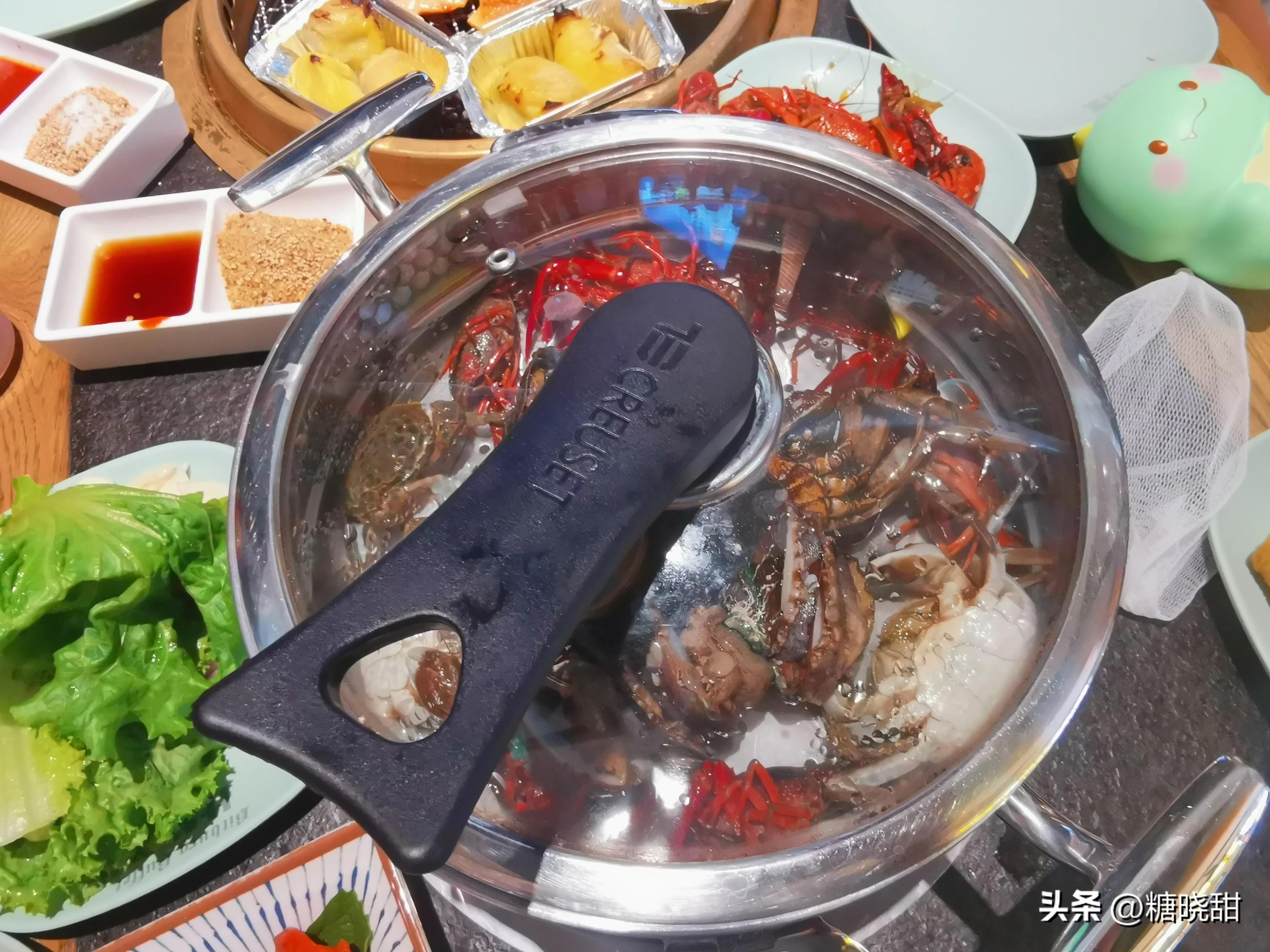 美食探店看着蒜蓉虾流口水,海鲜鲍鱼小龙虾螃蟹