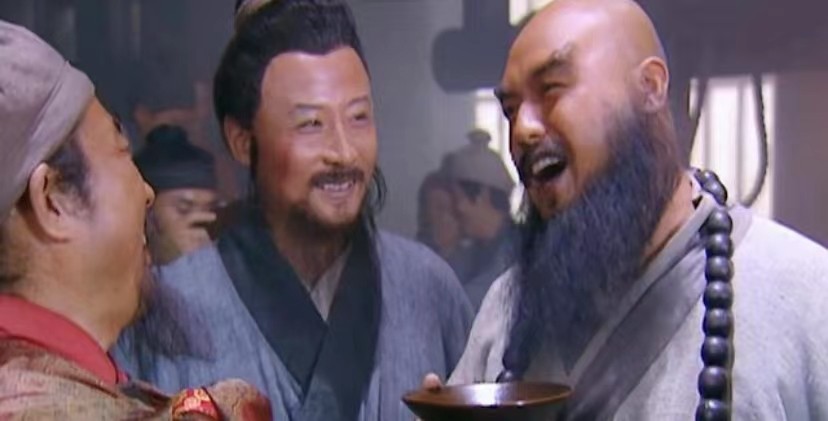 鲁智深和宋江吃鸡,宋江鲁智深吃饺子