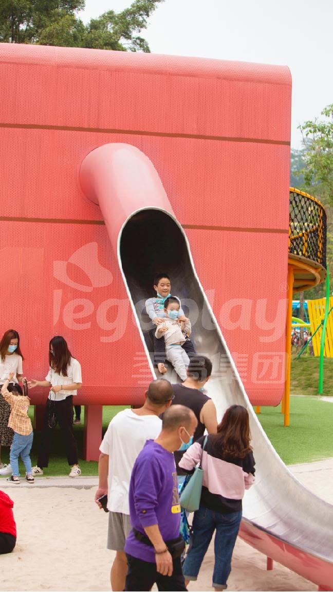 【江门市儿童公园】来啊，一起去寻沙游梦乐园上天入地吧！