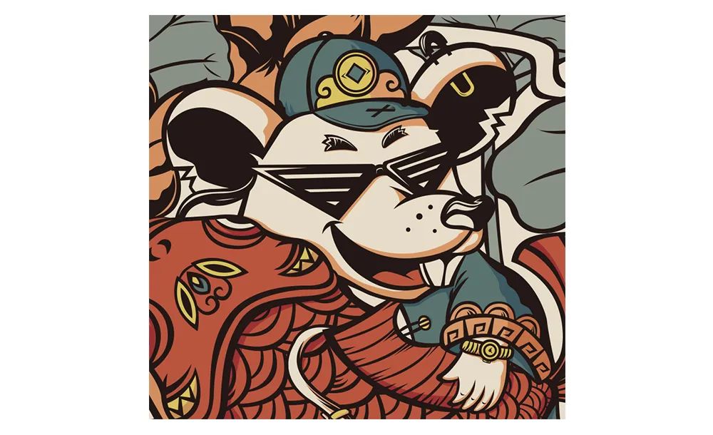 国潮风海报排版,国潮风插画作品介绍