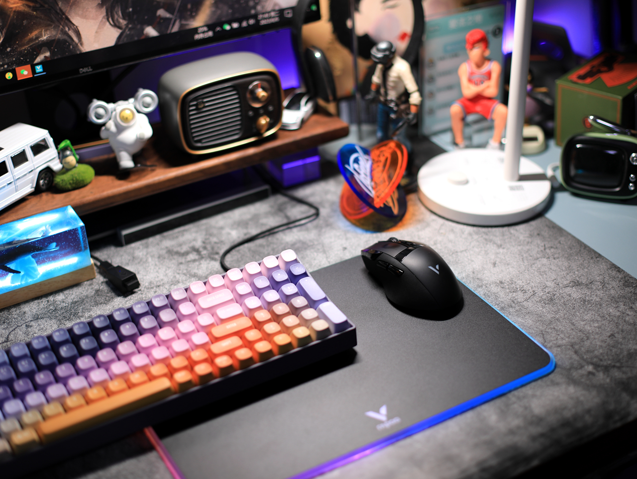 雷柏vt350s信号增强器有什么用,雷柏v300有线鼠标功能介绍