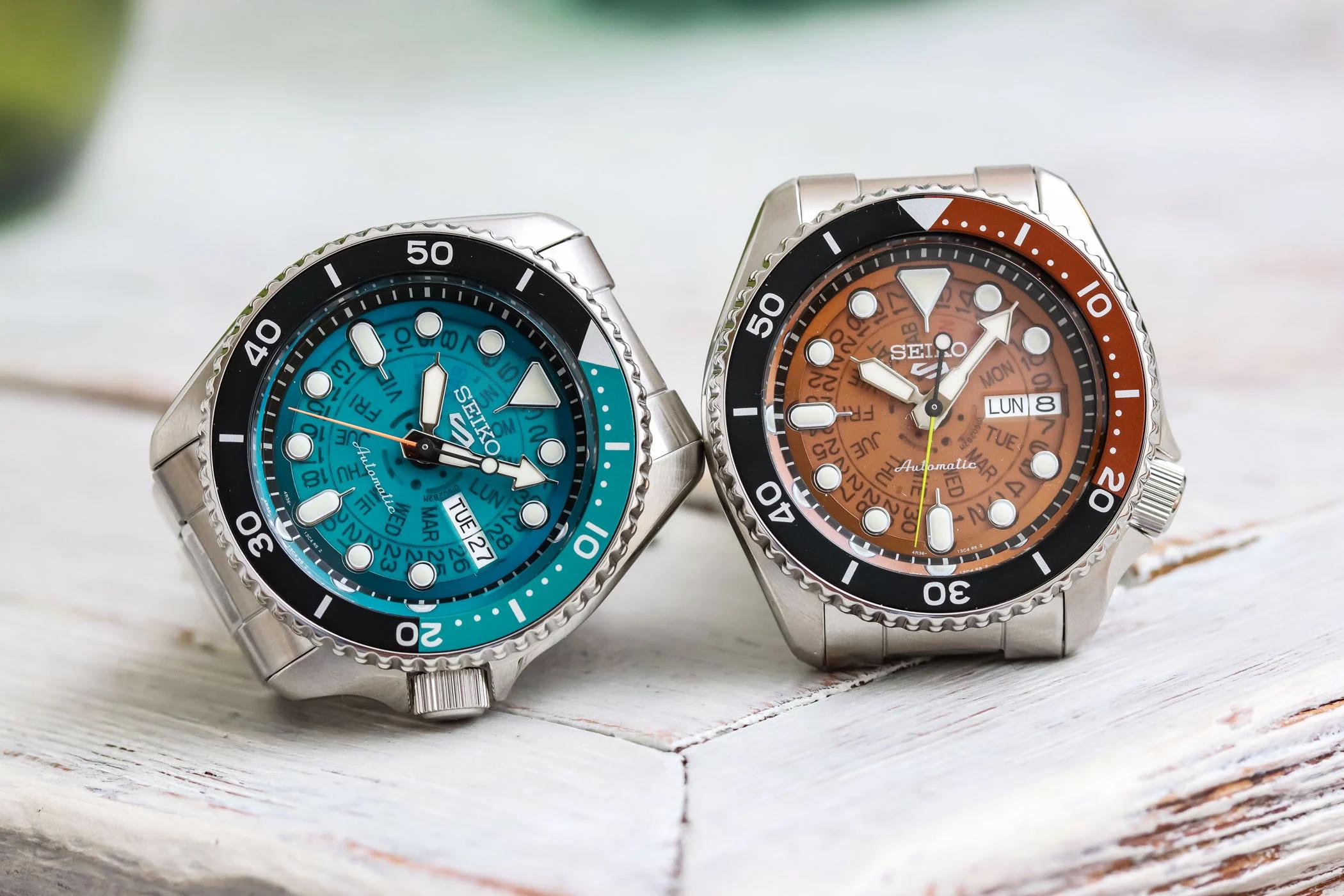 精工5号运动TimeSonarSRPJ45SRPJ47腕表——廉价但有趣