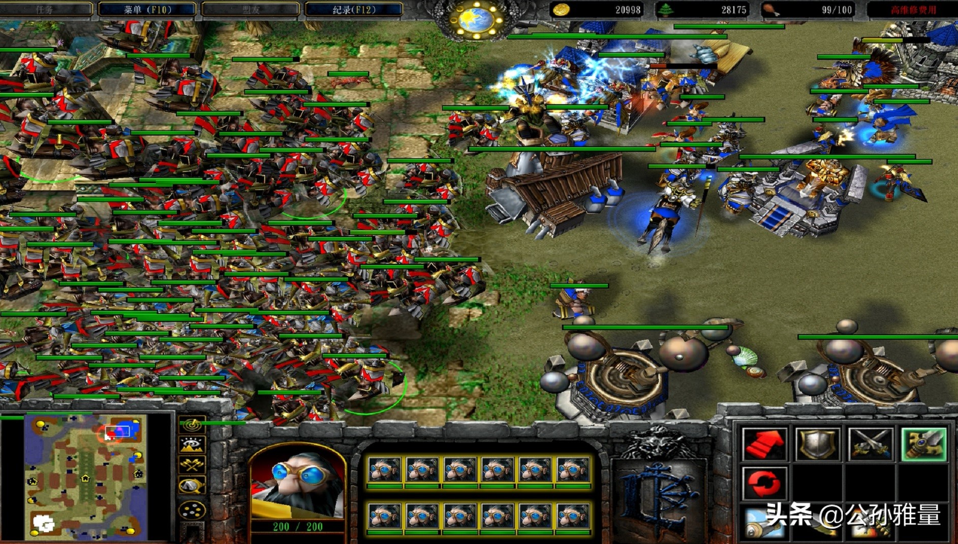 魔兽争霸3令人发狂的人机地图,令人发狂的电脑人族100人口怎么打