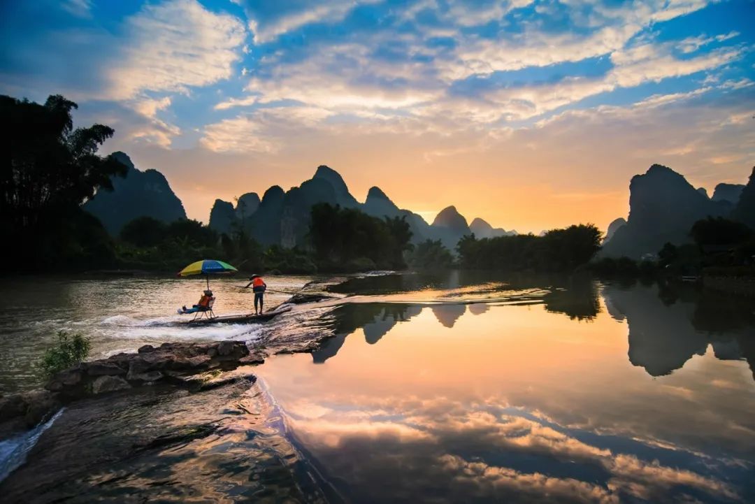 遇龙河里遇见美景,遇龙河每一段的风景