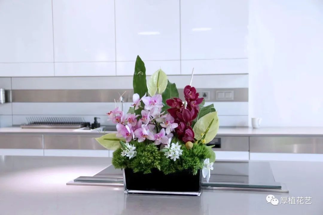 商务前台鲜花,前台花选择