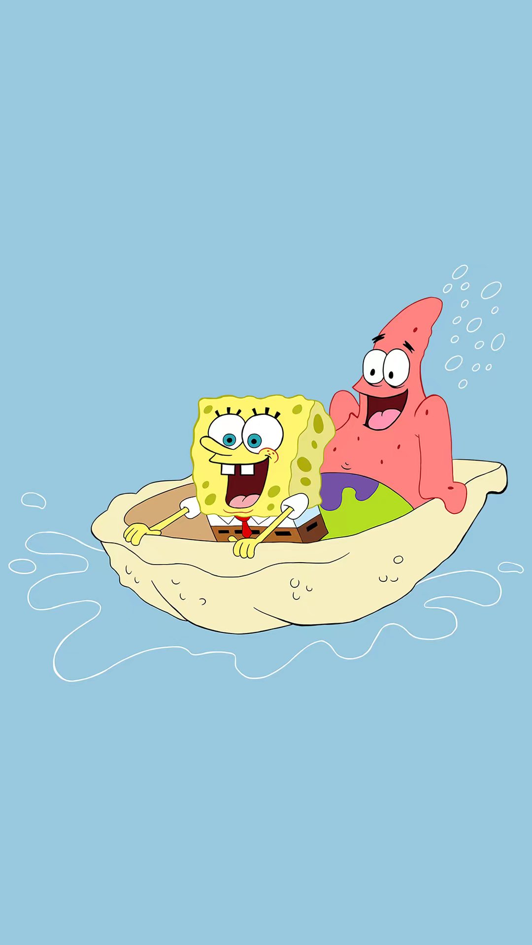 海绵宝宝抓水母壁纸,海绵宝宝与派大星抓水母的壁纸