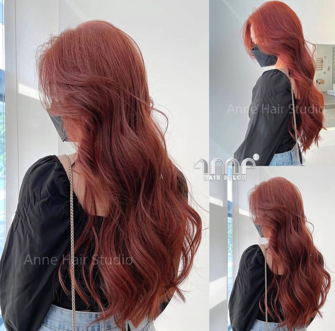 红色头发女生,红色头发动漫