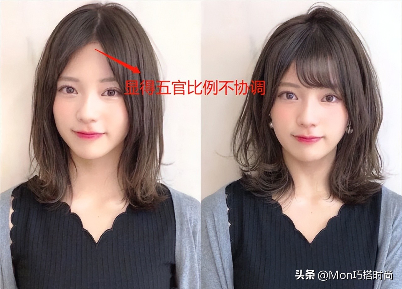 又酷又遮脸的发型,遮额头减龄的发型