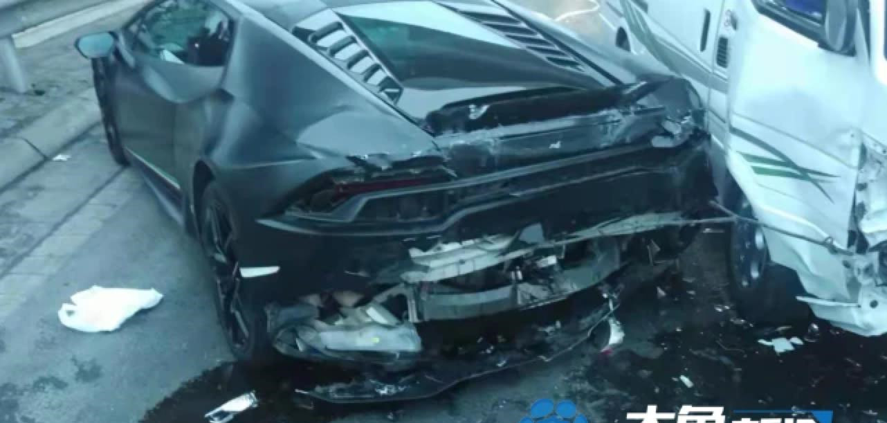 金杯撞兰博基尼被撞车主后续,金杯面包车撞兰博基尼后续