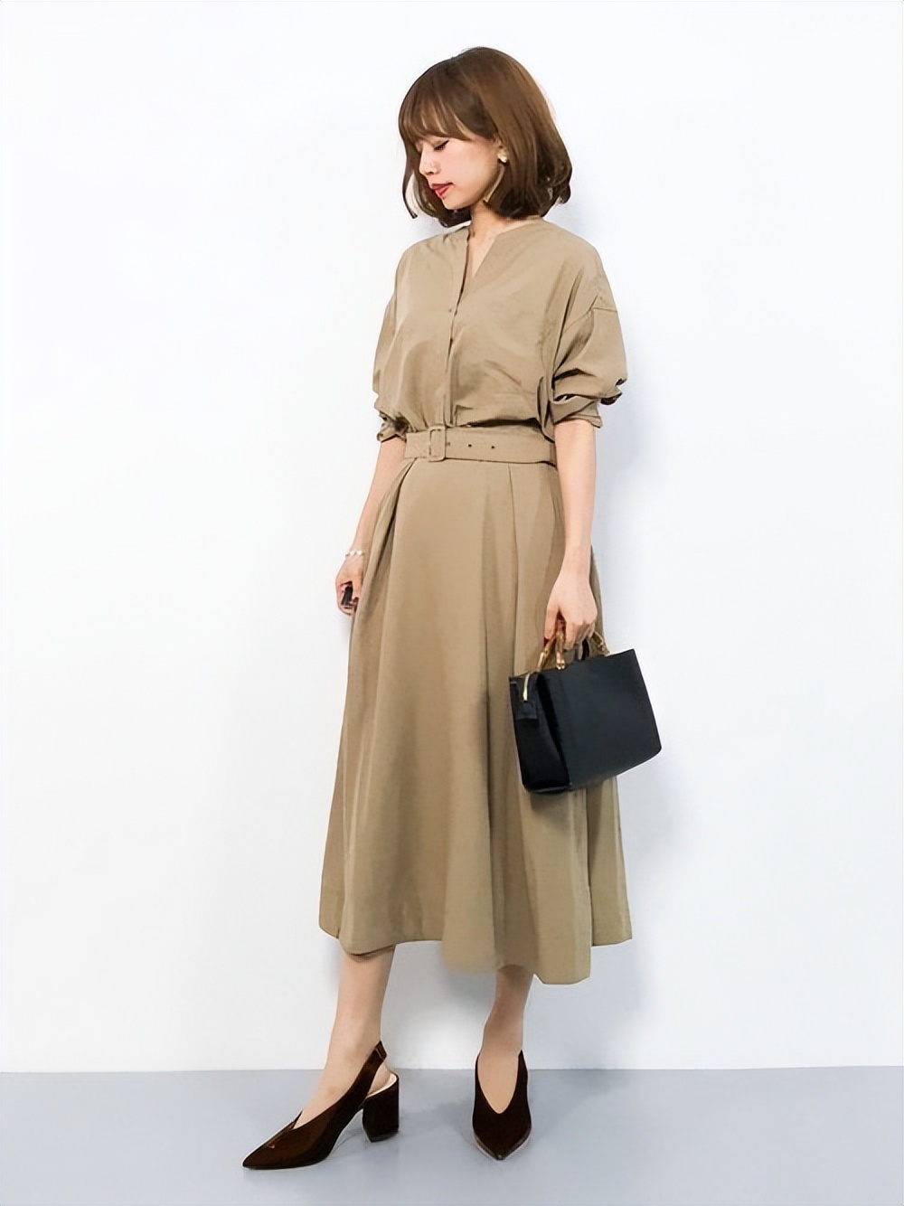 身高155高级感和显高穿搭技巧,高个子矮个子穿搭对比测评