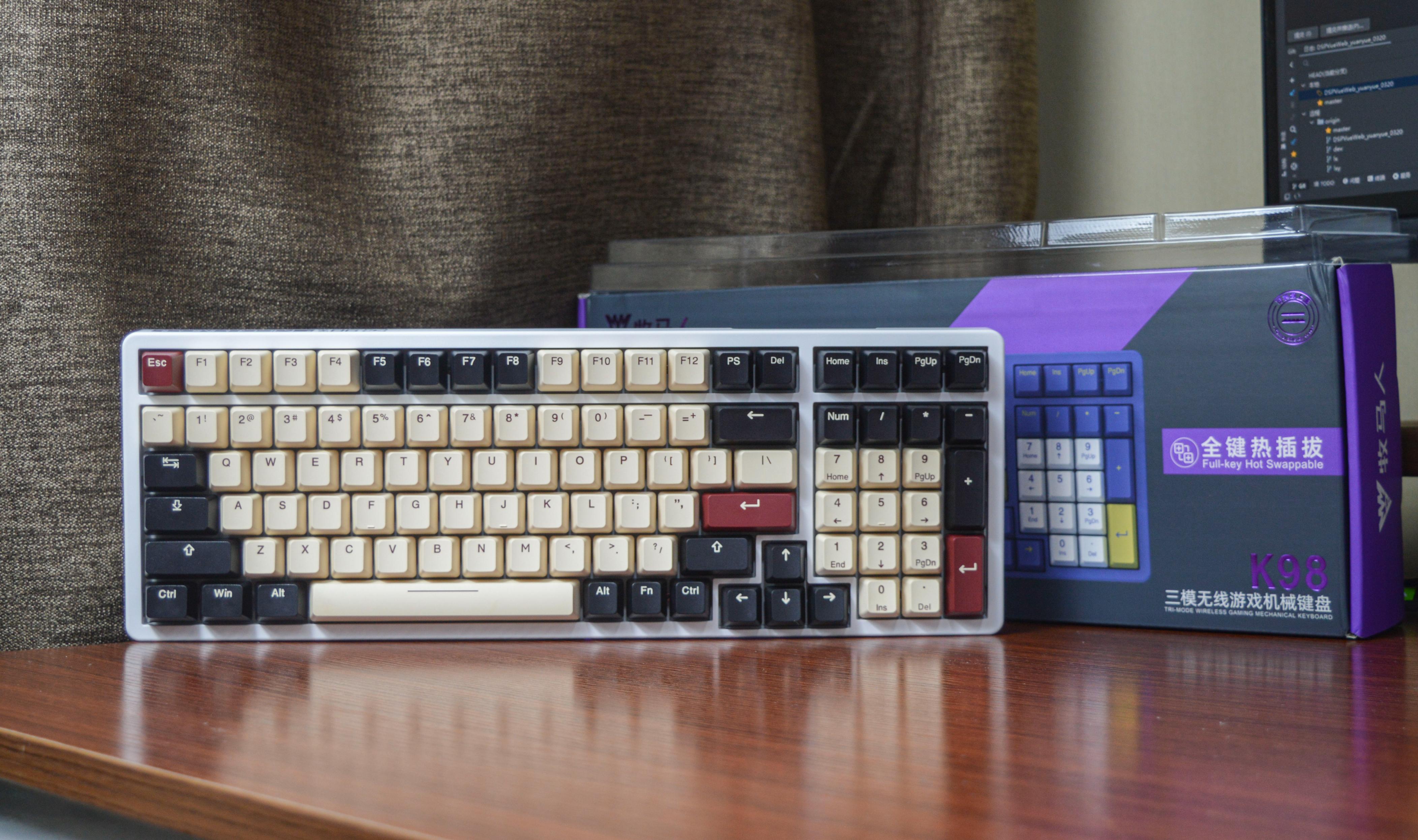 牧马人k98键盘怎么调灯,牧马人键盘k98