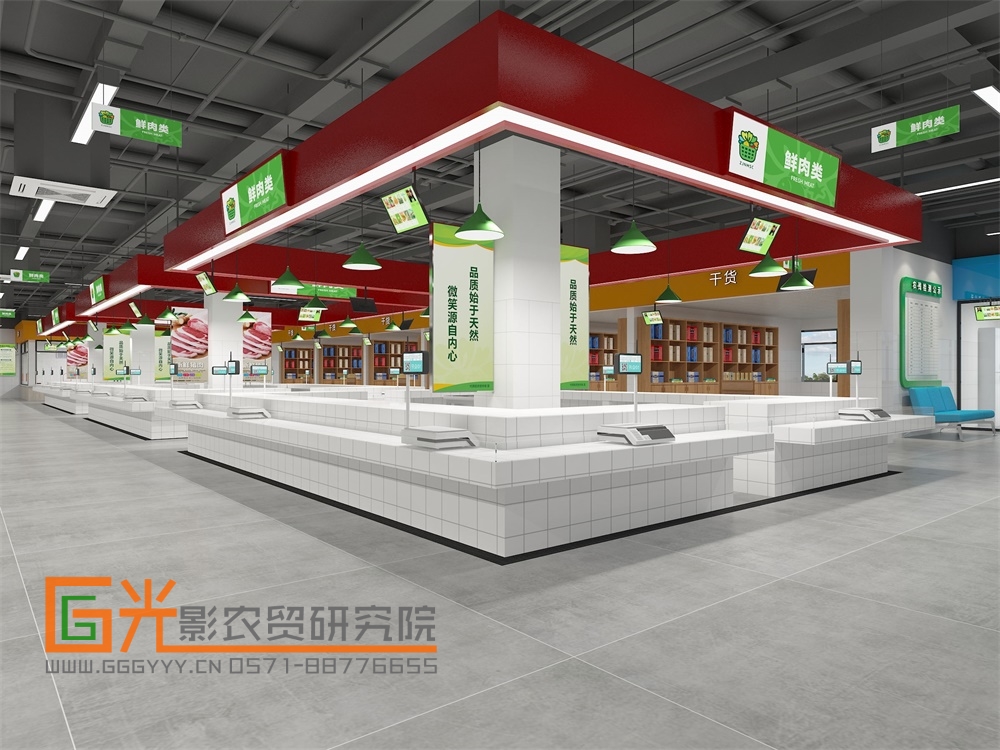 农贸市场水产摊位设计效果图,农贸市场摊位设计平面图