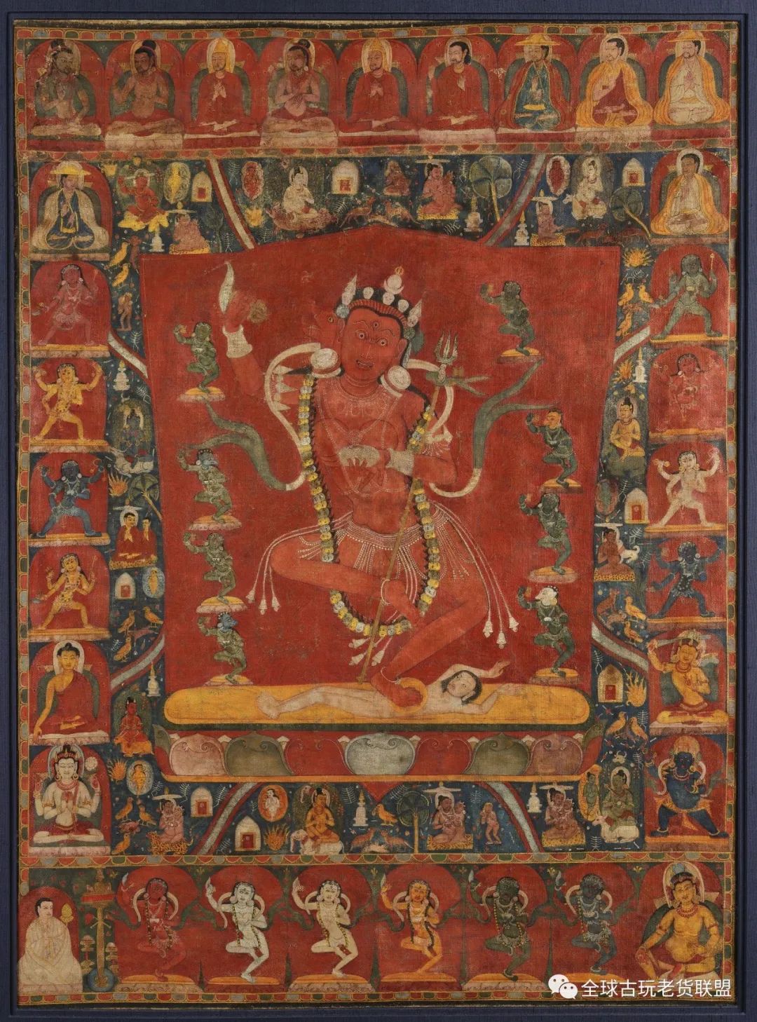 邦瀚斯成交的宣德瓷片,邦瀚斯宣德掐丝珐琅盖盒成交