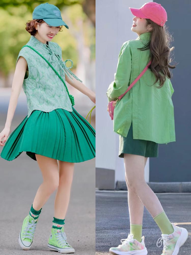 夏天穿衣如何配色经典又高级,清新凉爽的春天穿衣也要清新自然