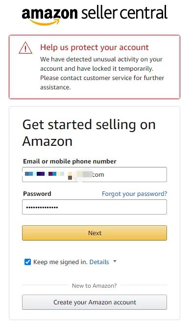 亚马逊店铺账号被锁,亚马逊店铺被盗了如何申诉