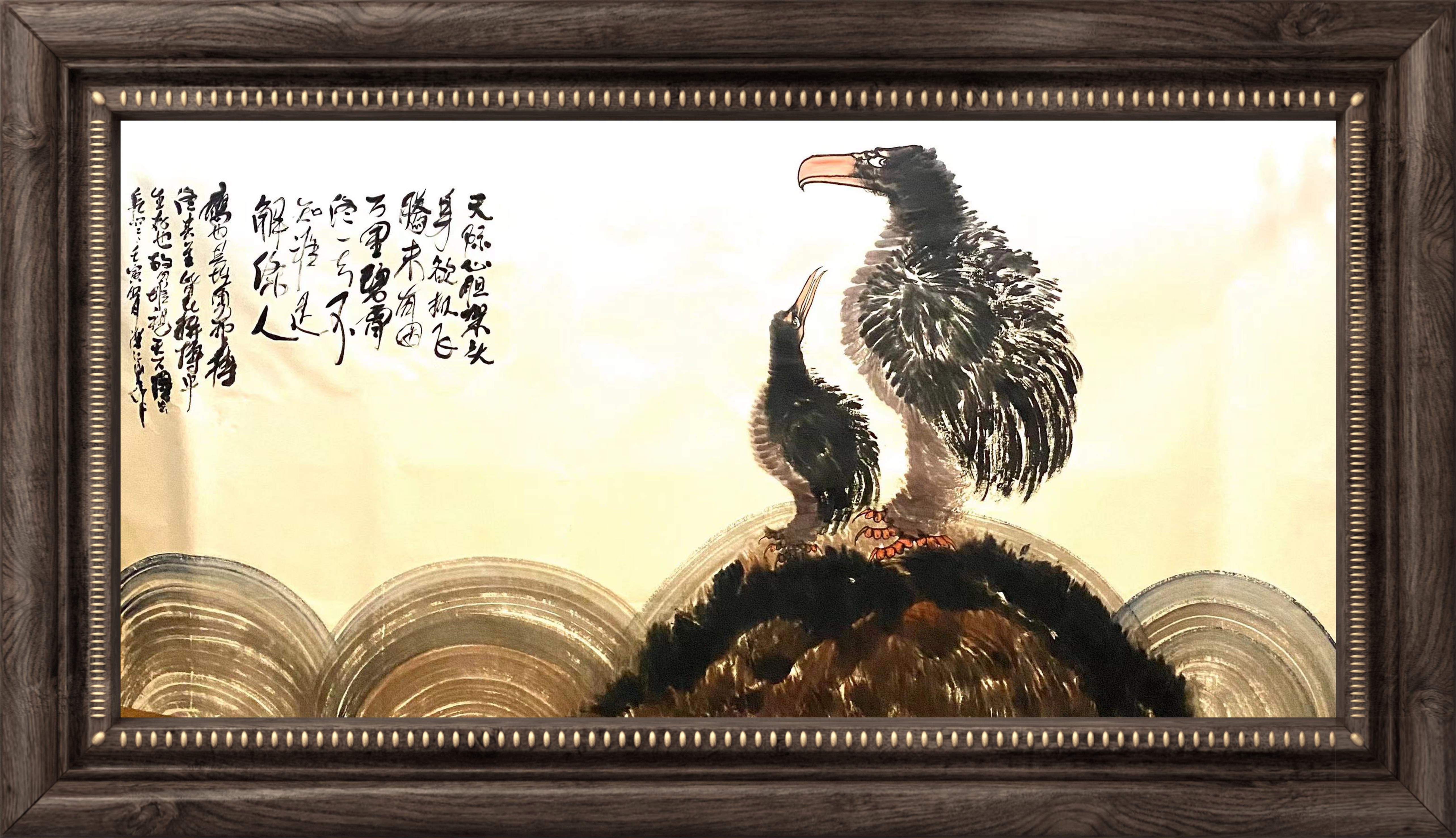 画家朱祖国作品集,书画家朱祖国的指墨画