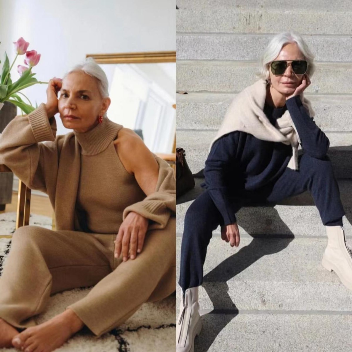 老年人穿什么颜色的毛衣好看,找老人好看的衣服