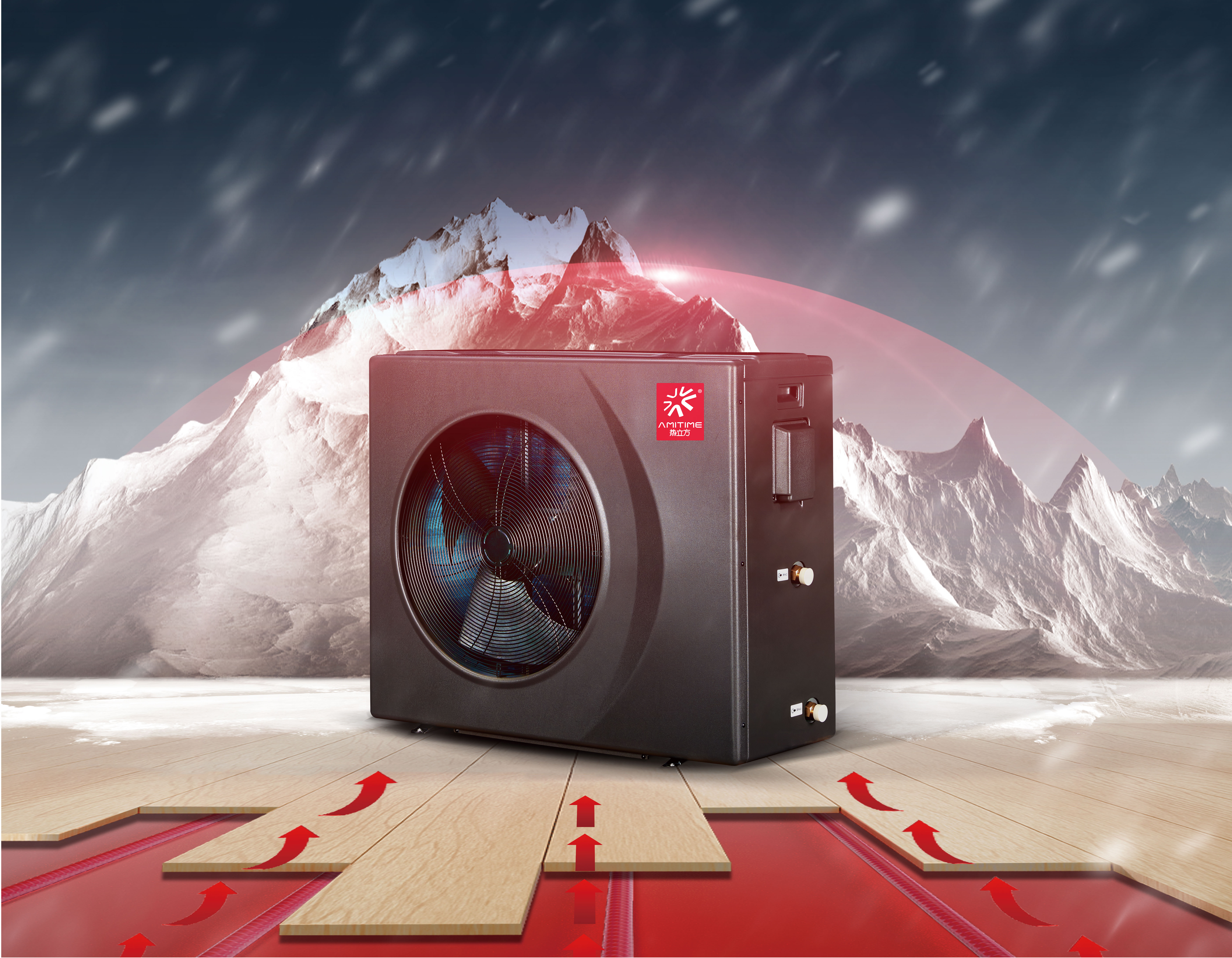 热泵地暖机和集中供暖哪个好,地暖机热泵