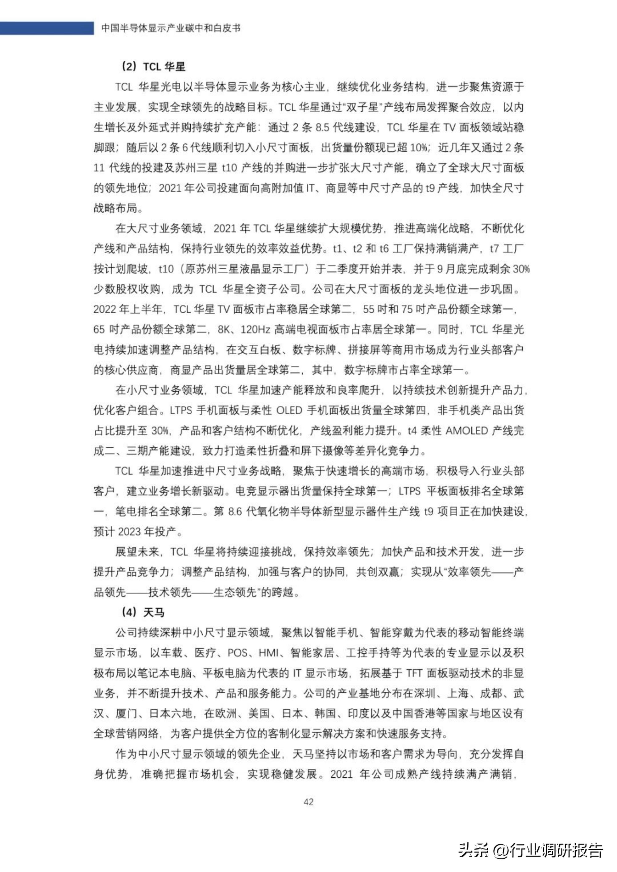 2022年中国半导体显示产业碳中和白皮书