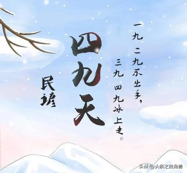 冬九九是什么,四九城什么含义