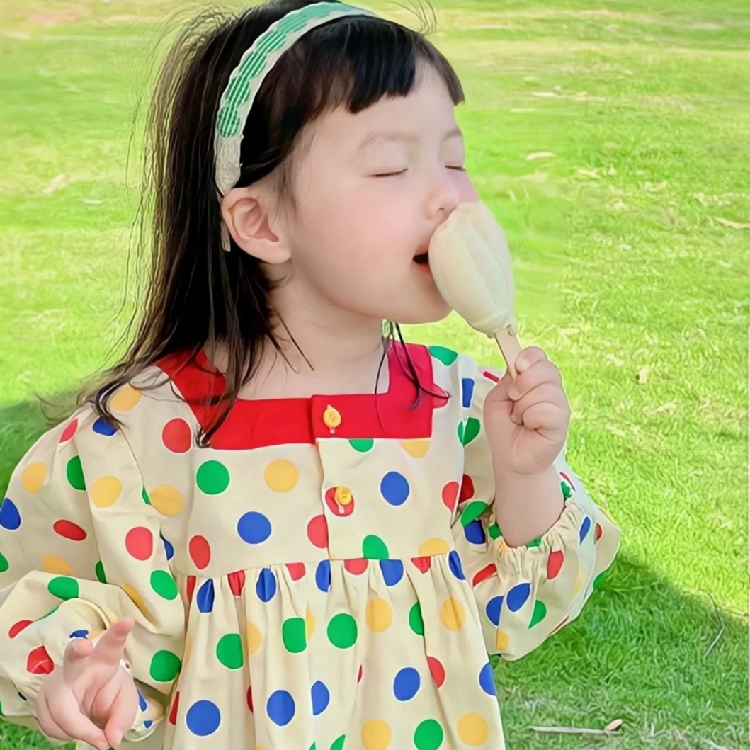 萌娃头像女生可爱萌图卡通,微信头像可爱小女孩萌娃卡通呆萌