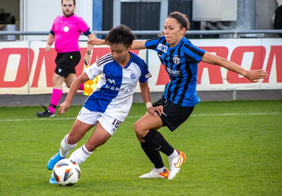 张琳艳海外1战成名首秀狂造5球,水庆霞对张琳艳进球的评价