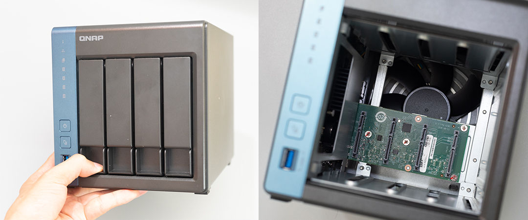 威联通TS-416详测，支持Docker，影音娱乐入门NAS丨西数红盘Plus